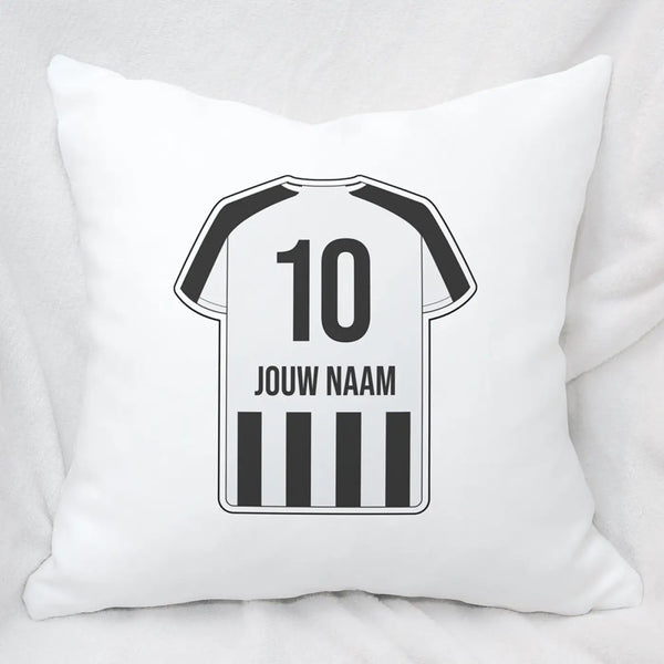 Voetbalheld Voetbal Kussen - Gepersonaliseerd met naam en nummer – gepersonaliseerd voetbalcadeau