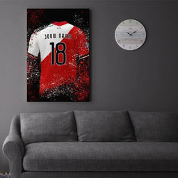 Voetbalposter - Gepersonaliseerd met naam en nummer – foto 3 van 5