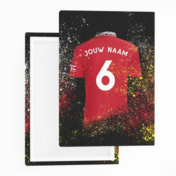 Voetbalposter - Gepersonaliseerd met naam en nummer – foto 2 van 3
