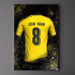 Voetbalposter - Gepersonaliseerd met naam en nummer – foto 3 van 6