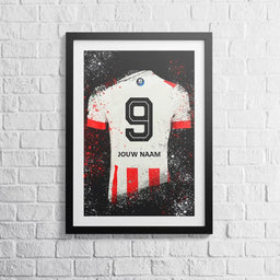 Voetbalposter - Gepersonaliseerd met naam en nummer – foto 2 van 5