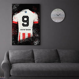 Voetbalposter - Gepersonaliseerd met naam en nummer – foto 3 van 5