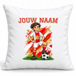 Voetbal Kussen - Gepersonaliseerd met naam en nummer – foto 2 van 4