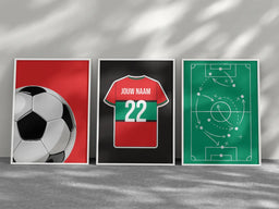 Voetbalposter - Gepersonaliseerd met naam en nummer – foto 5 van 5