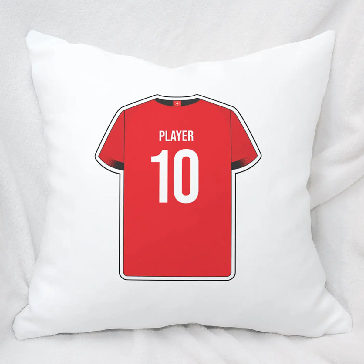 Voetbal Kussen - Gepersonaliseerd met naam en nummer – gepersonaliseerd voetbalcadeau