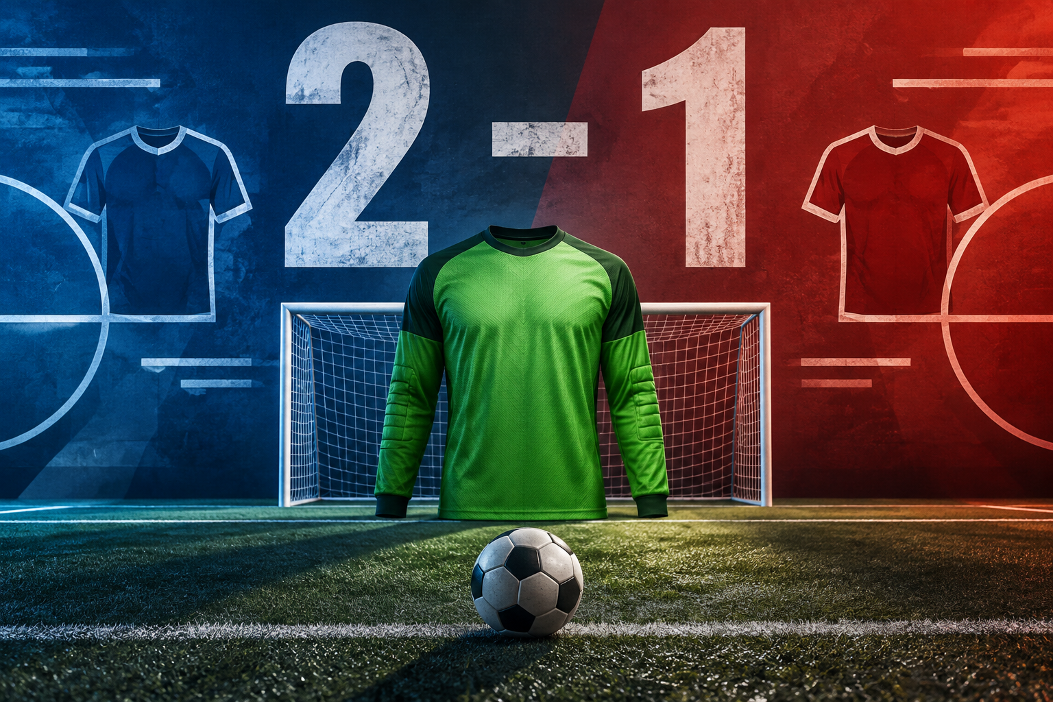 Waarom draagt de keeper een ander shirt?